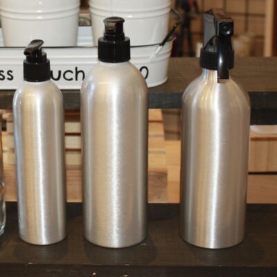 Aluminum Bottle with Pump