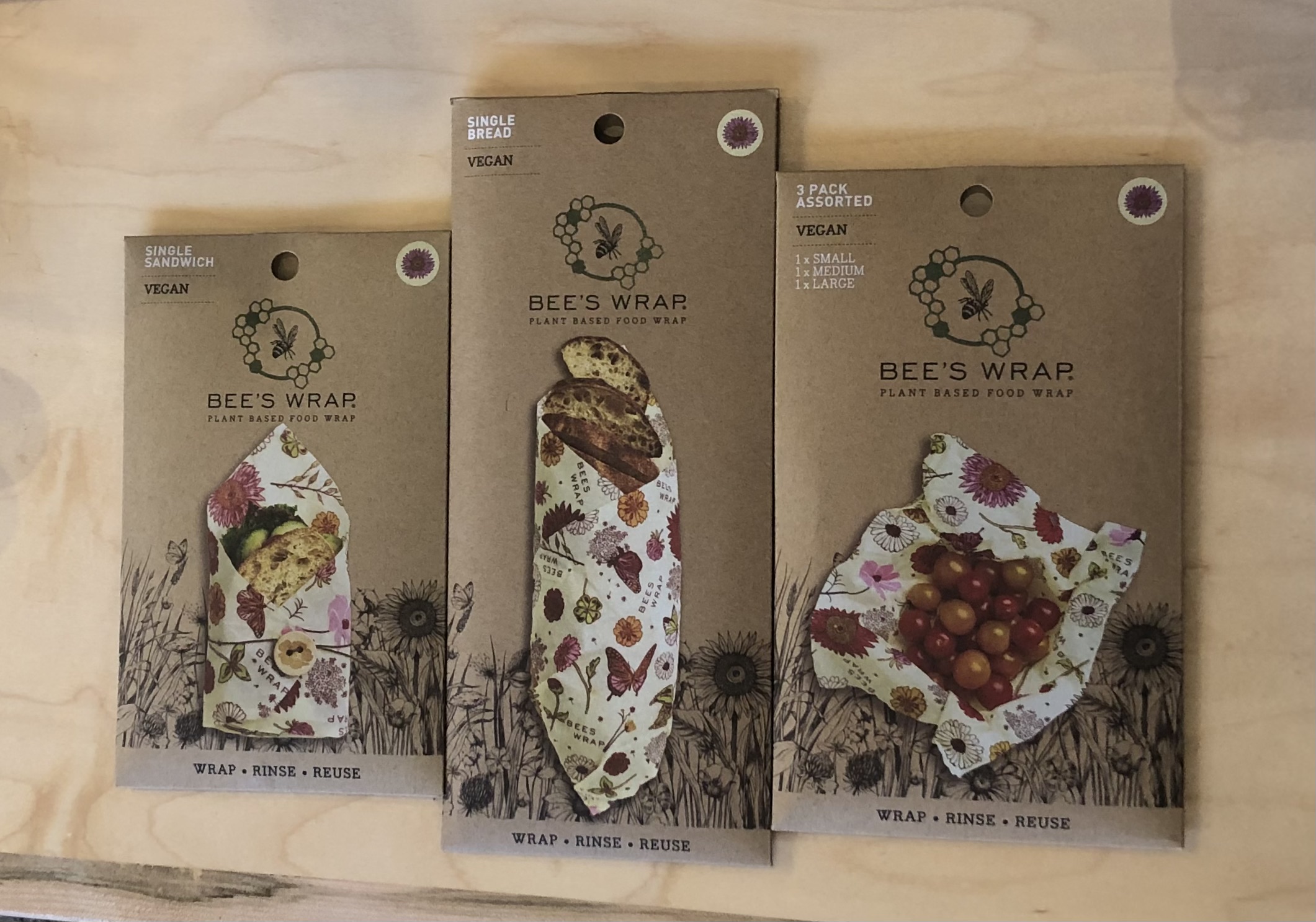 Bee's Wrap Vegan Wraps